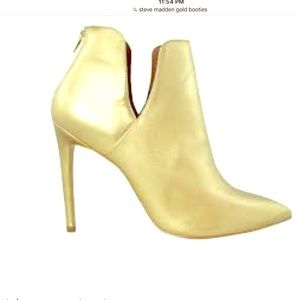 ISO Steve Madden gold booties